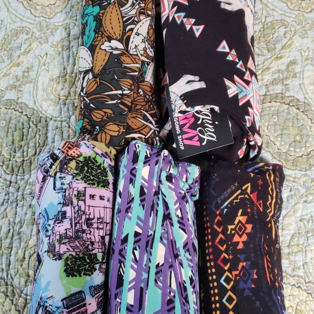 Leggings/lot of 5 pr